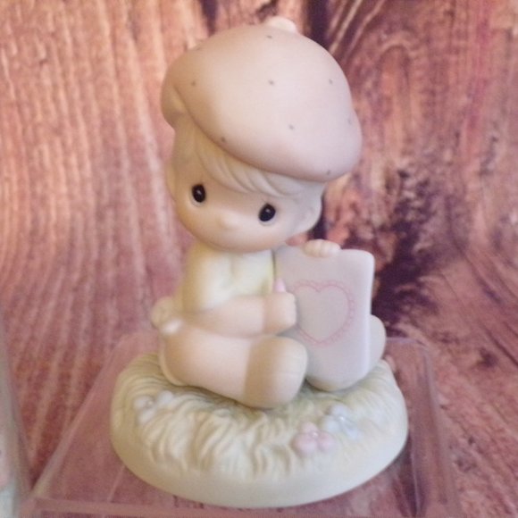 Precious Moments Loving You Dear Valentine 306932 Baby Boy Valentines Day Card - Picture 1 of 5